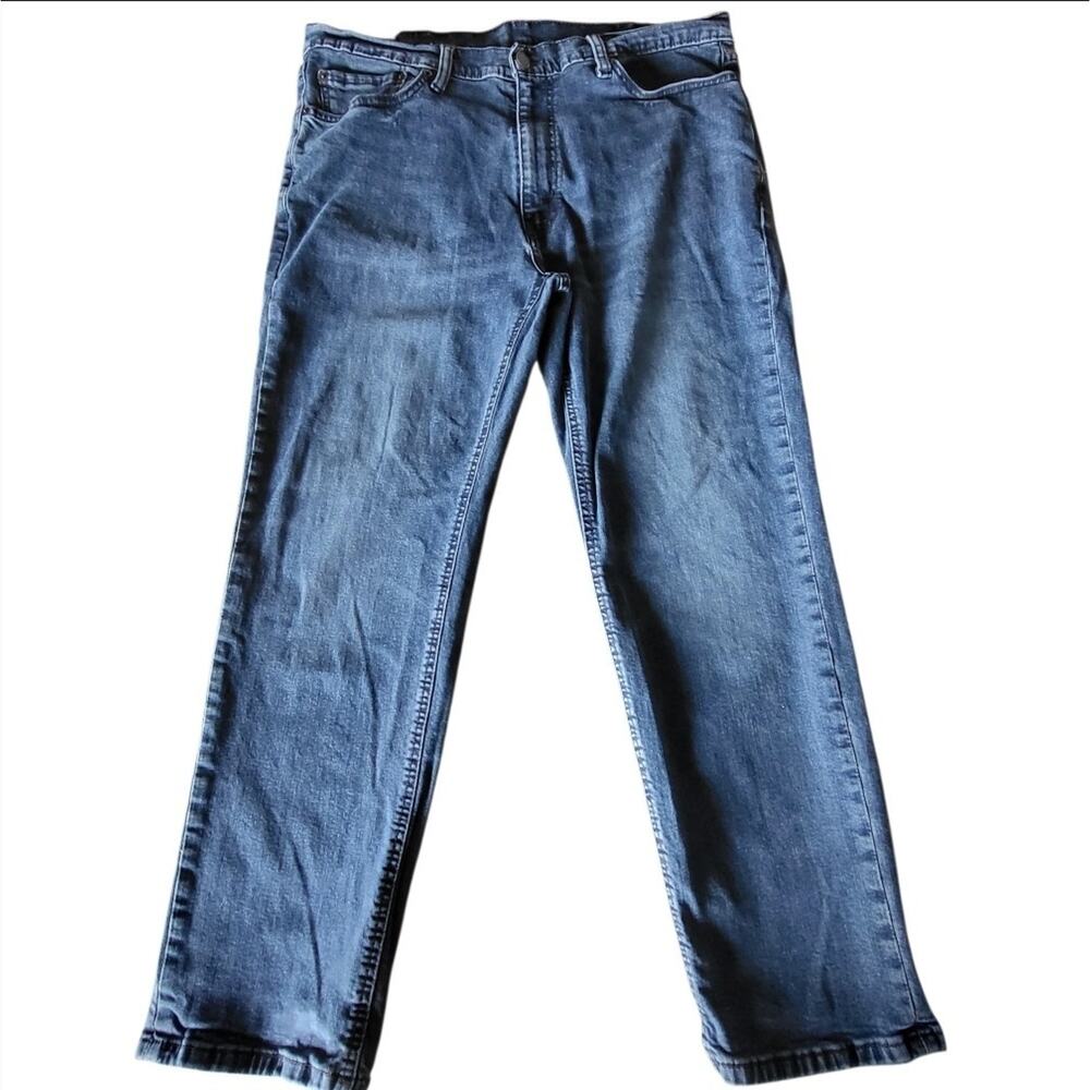 Levi's 541 Men's 38x28 Athletic Taper Fit Jeans Midnight Blue Wash